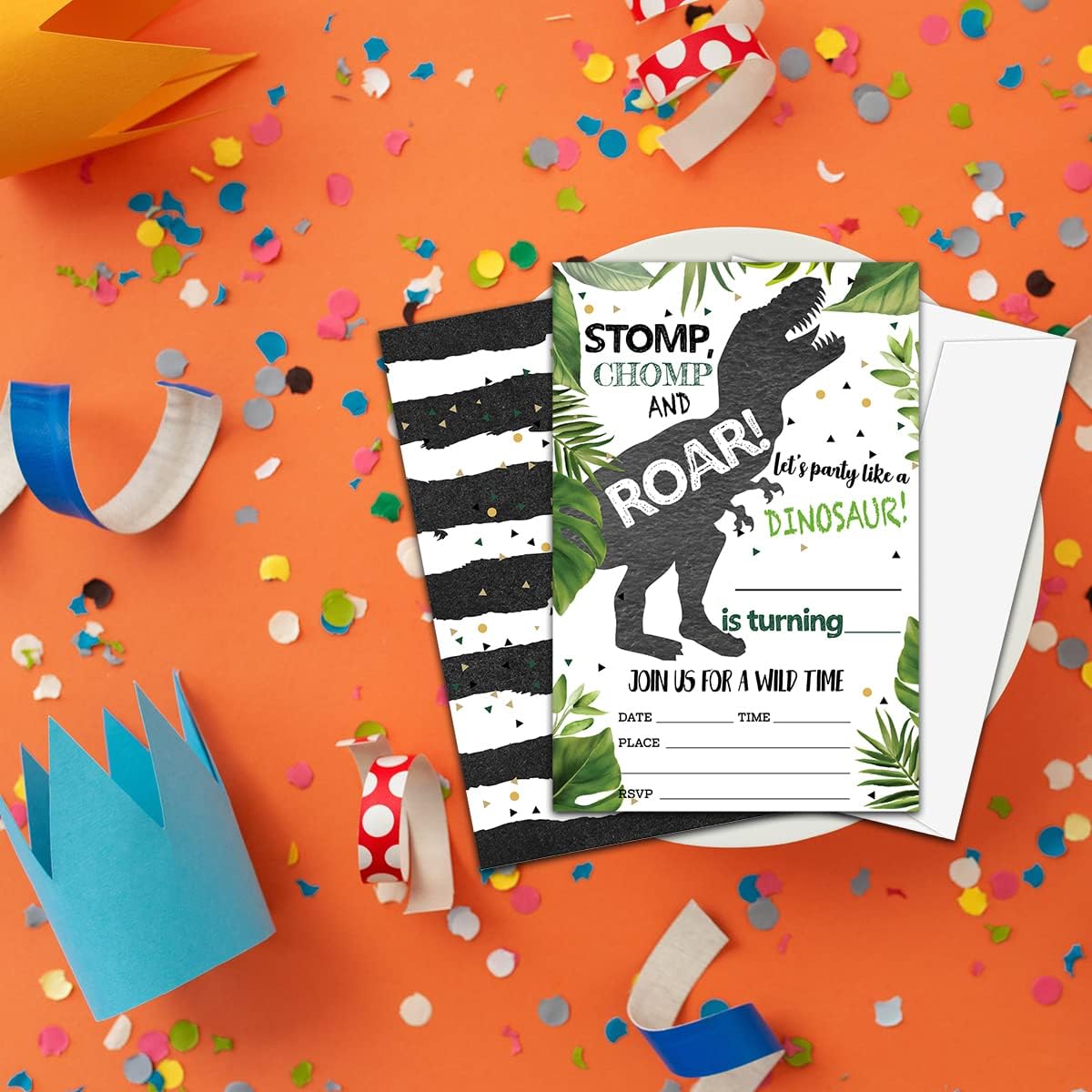 NYCTUG Dinosaur Party Invitation 4 X 6