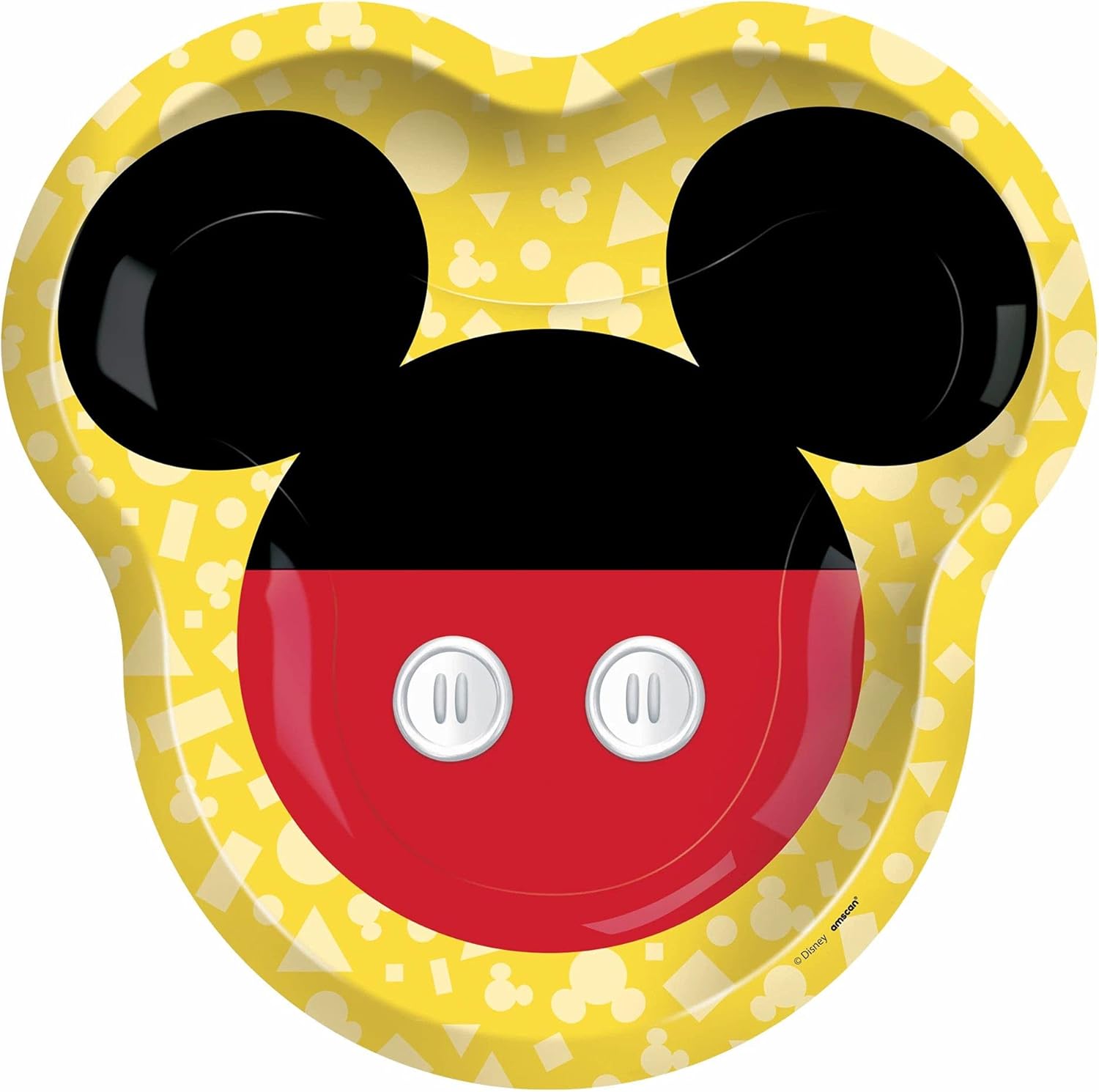 Mickey Mouse Paper Plates - Pack of 8