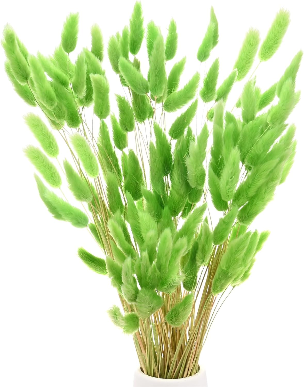 120-Pack Artificial Bunny Tails Grass 17 Inch Green Decor