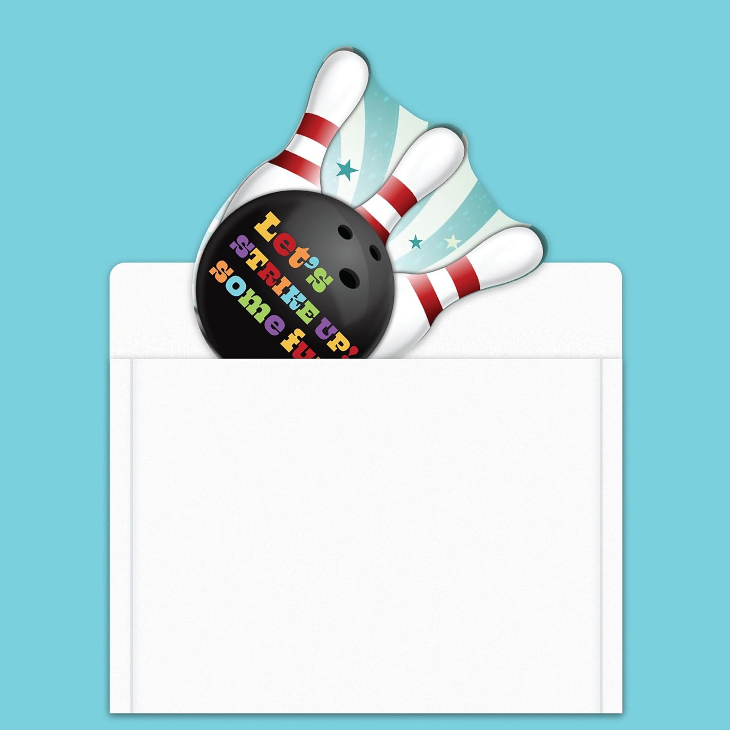 Bowling Lets Strike Up Some Fun Birthday Invites - 20 Count