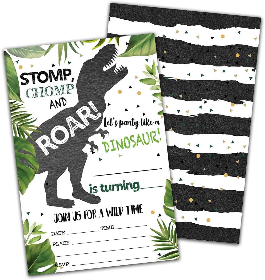 NYCTUG Dinosaur Party Invitation 4 X 6