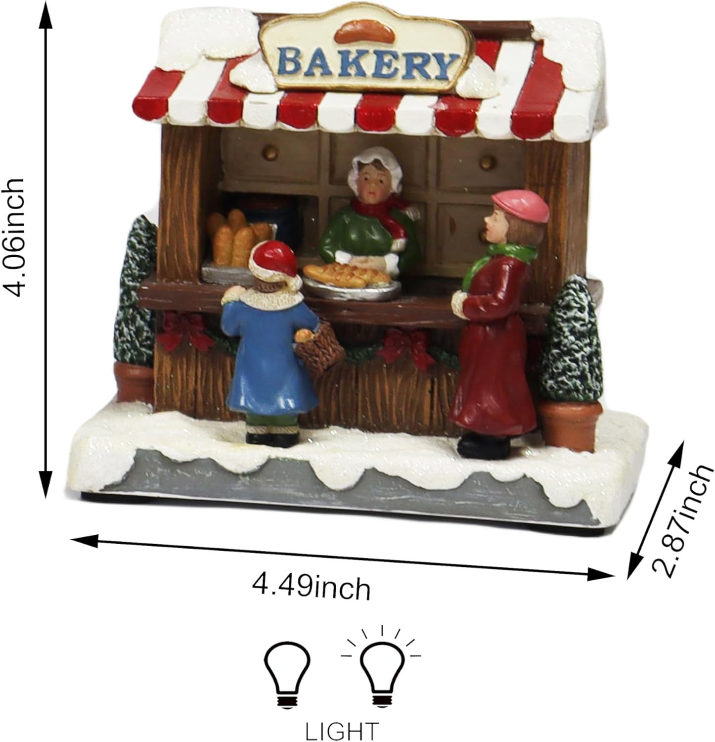 Moments in Time 406H Bakery Stand with LED Lights