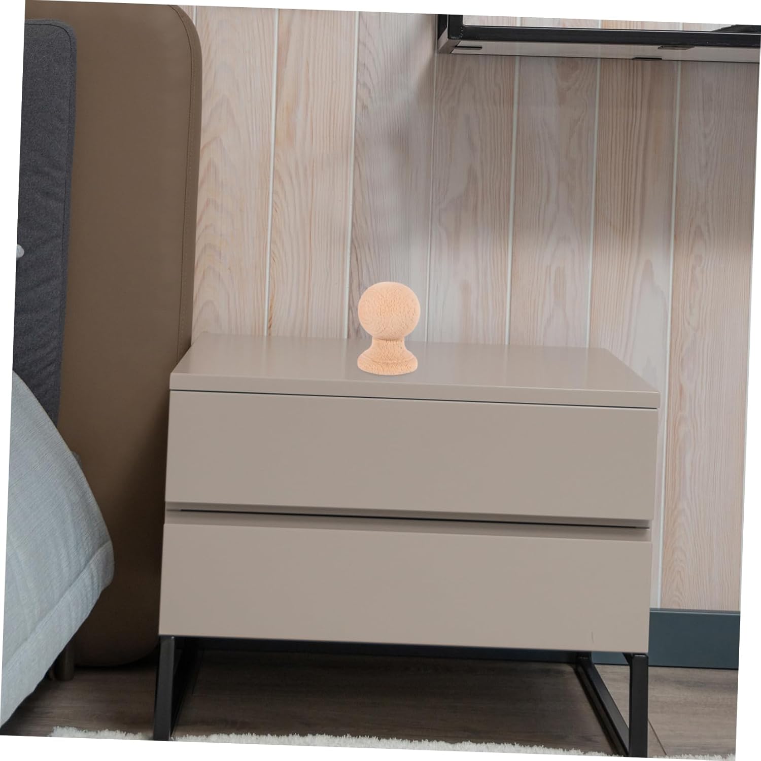 Jojofuny Wooden Finials for Round Wood Decor