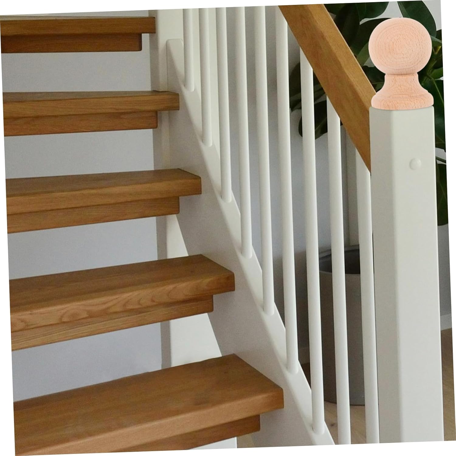 Jojofuny Wooden Finials for Round Wood Decor