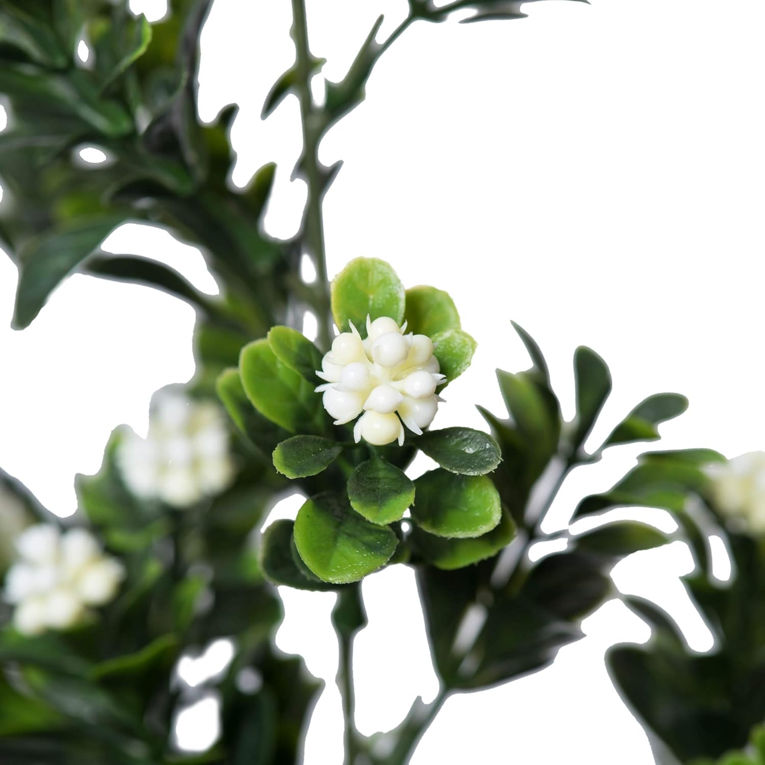 Vickerman Artificial White Flower Rambling Bush 19 Inches