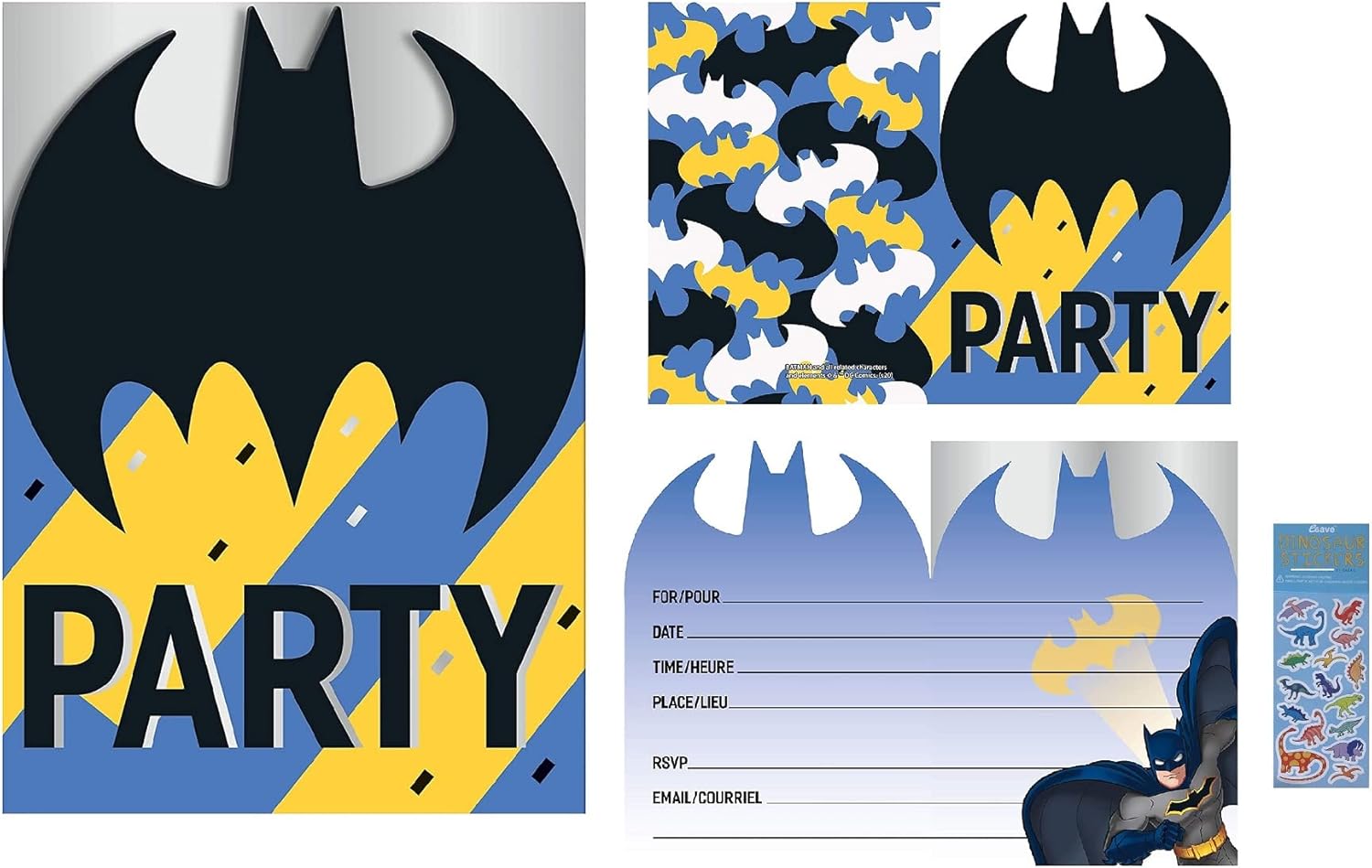 Unique Batman Birthday Party Supplies Bundle
