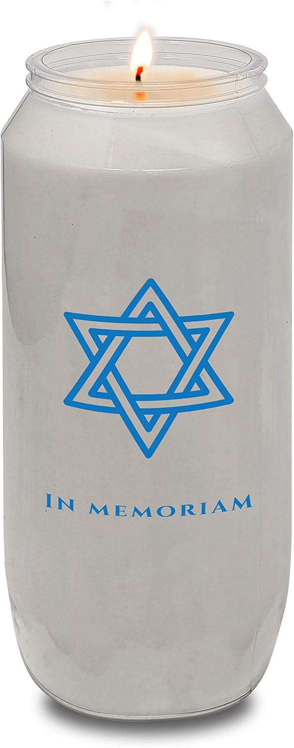 Yahrzeit Memorial Candles 7-Day Burn 3 Pack