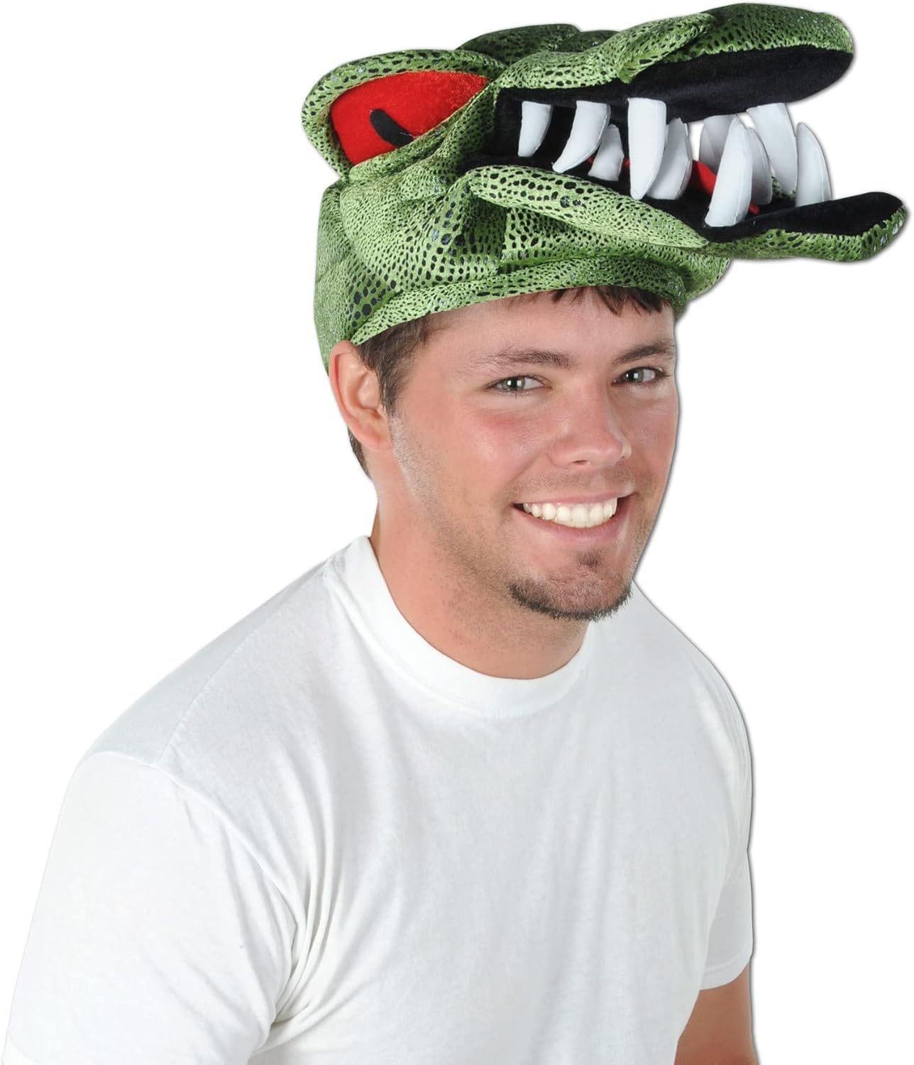 Beistle Plush Crocodile Headwear for Halloween