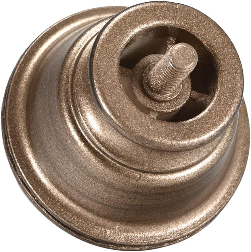 Uxcell Curtain Rod Finials 4pcs Brown M5 Thread