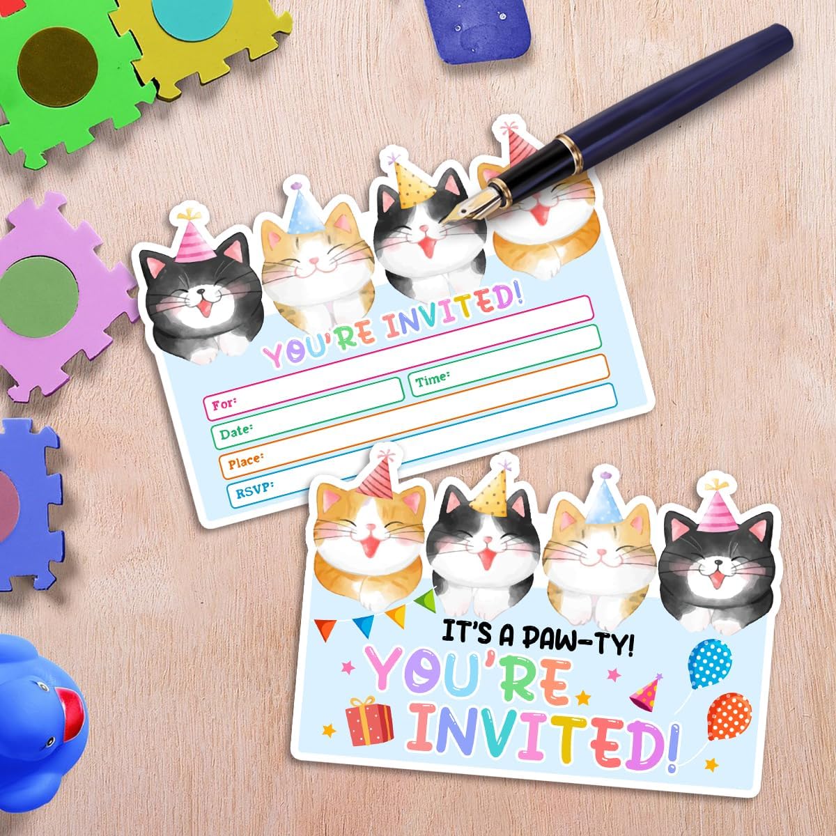 Yangmics Direct 30 Birthday Invites with Envelopes