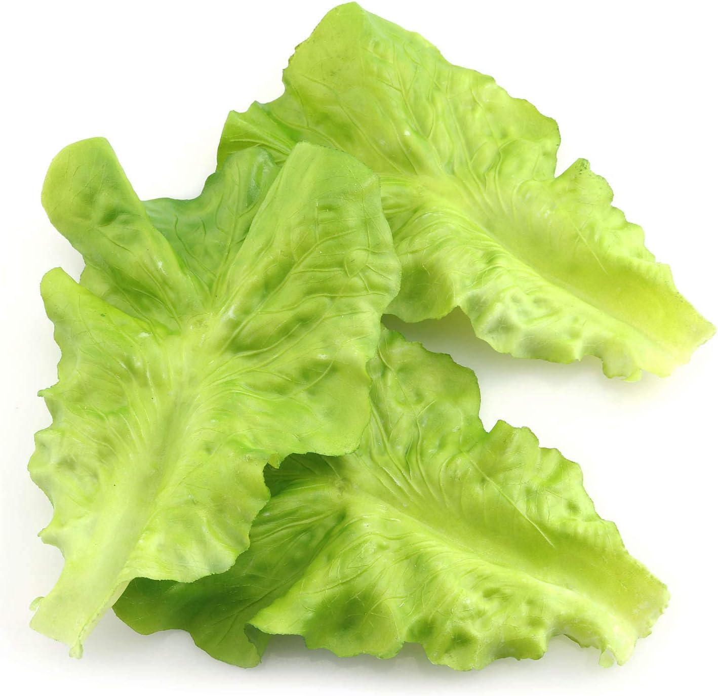 Tegg Fake Lettuce Leaves 3PCS Artificial Vegetable Decor