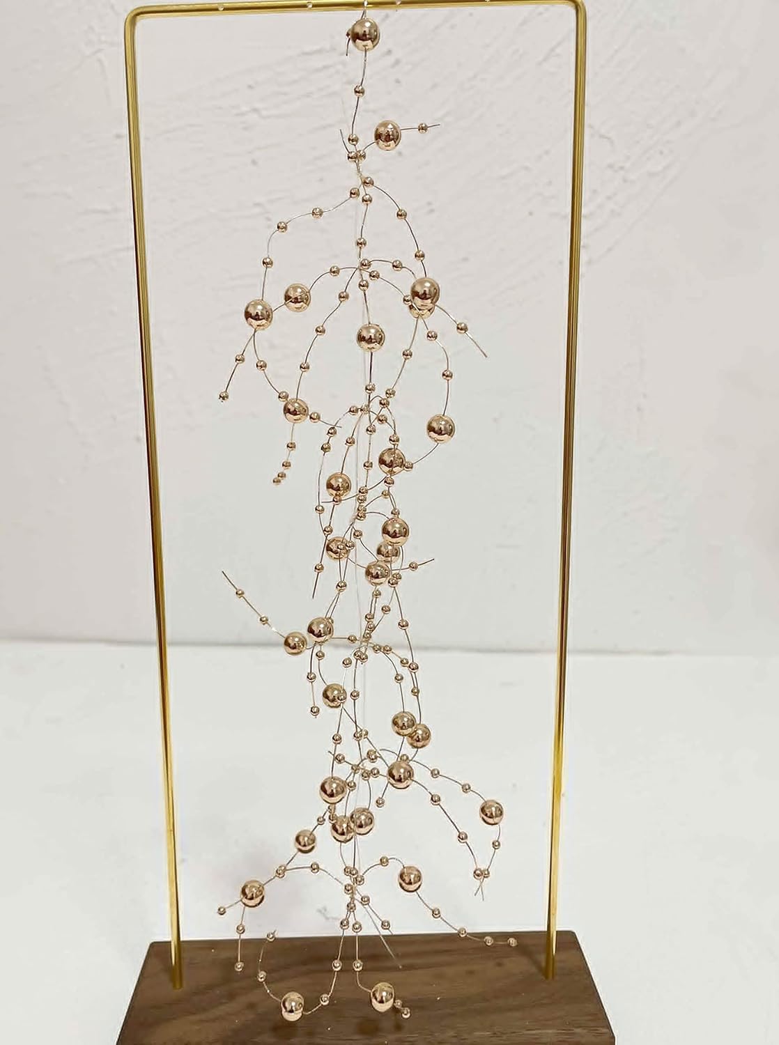 24Pcs Pearl String for Floating Candle Centerpieces Champagne Gold