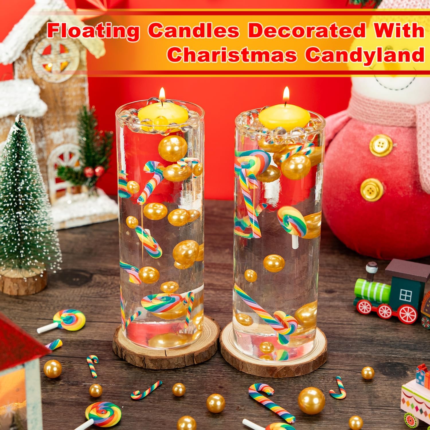 MagicLub 4114 Pcs Christmas Vase Filler Decor Set