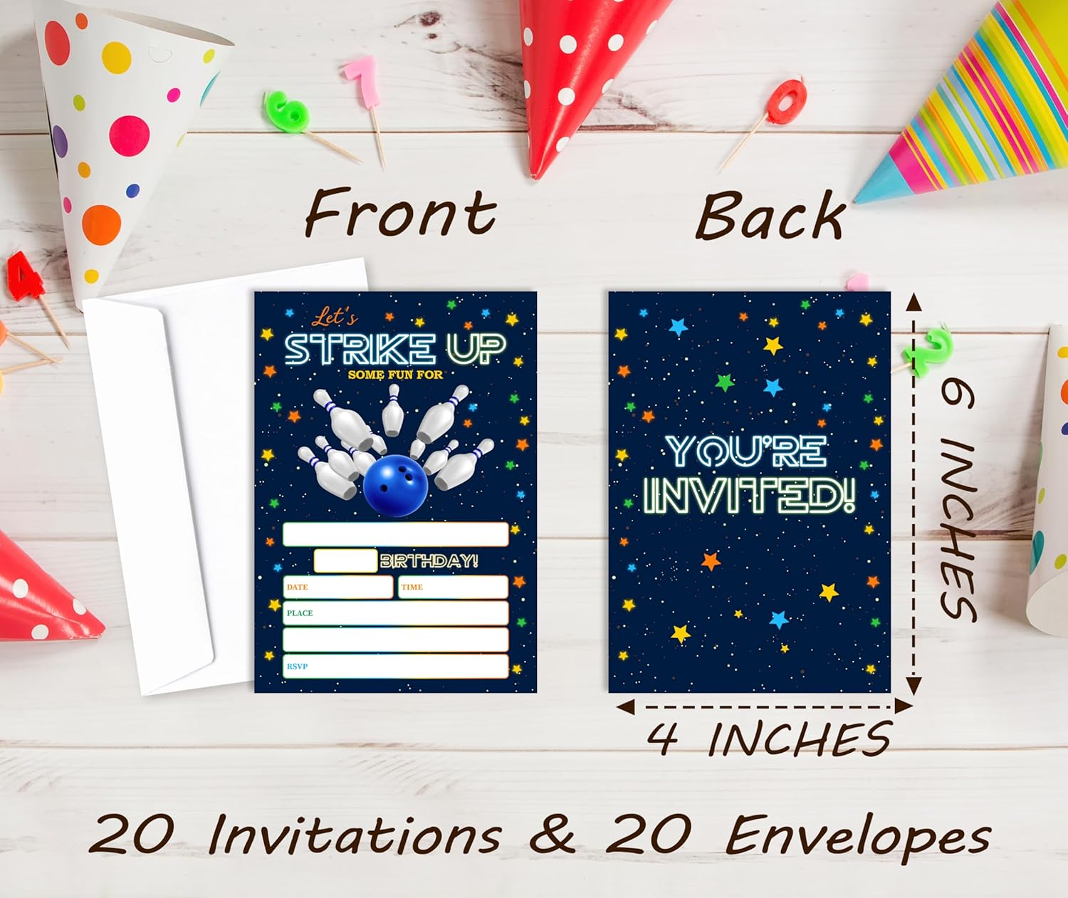 Gaming Birthday Invitations with Envelopes