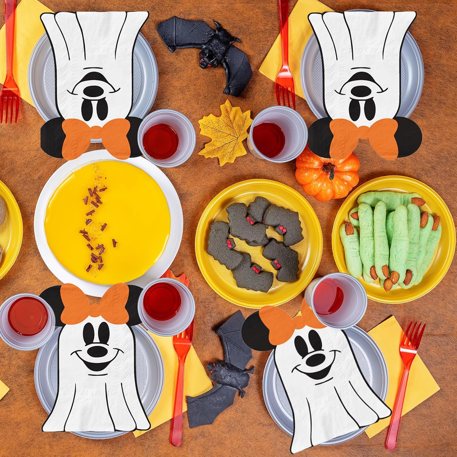 Gumwaqu Halloween Mouse Napkins 40pcs Decorative
