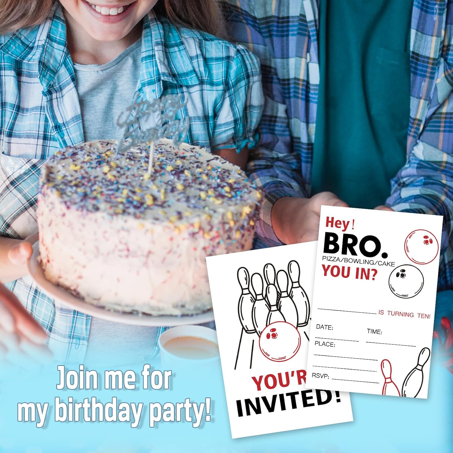 Bro Youre Invited Birthday Invitations Cards
