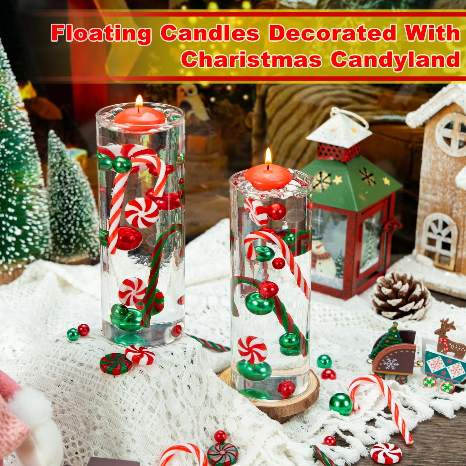 MagicLub 4118 Pcs Christmas Vase Filler Decor Set