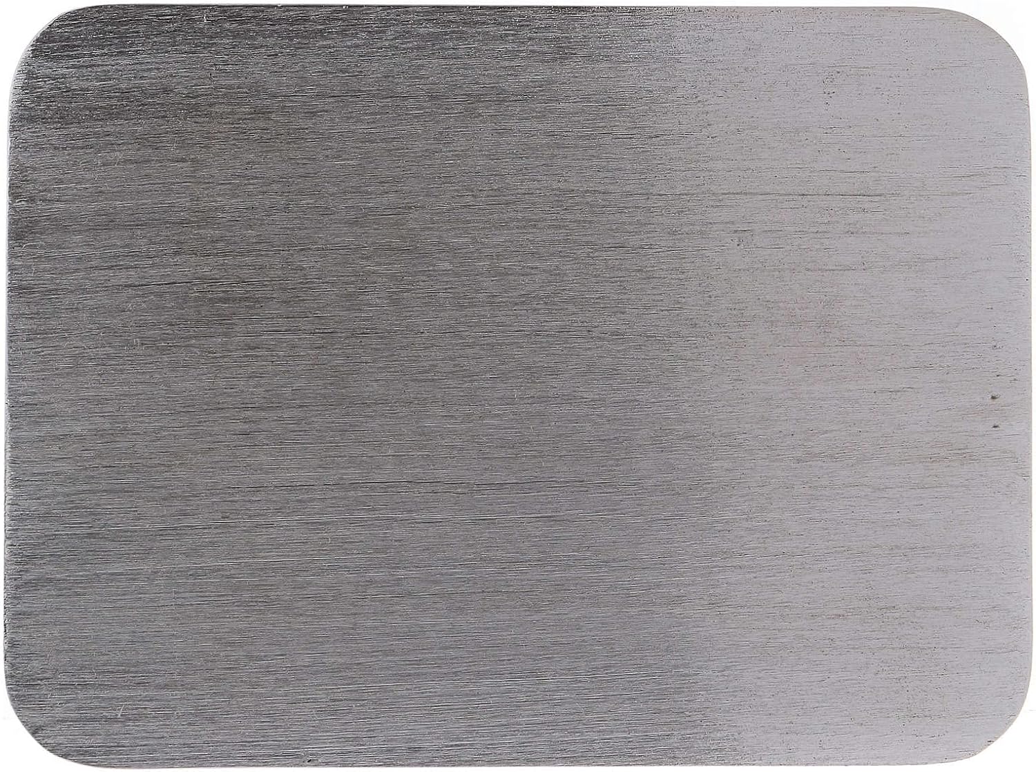 Rectangular Aluminum Candle Holder Plate 5 14x4 In