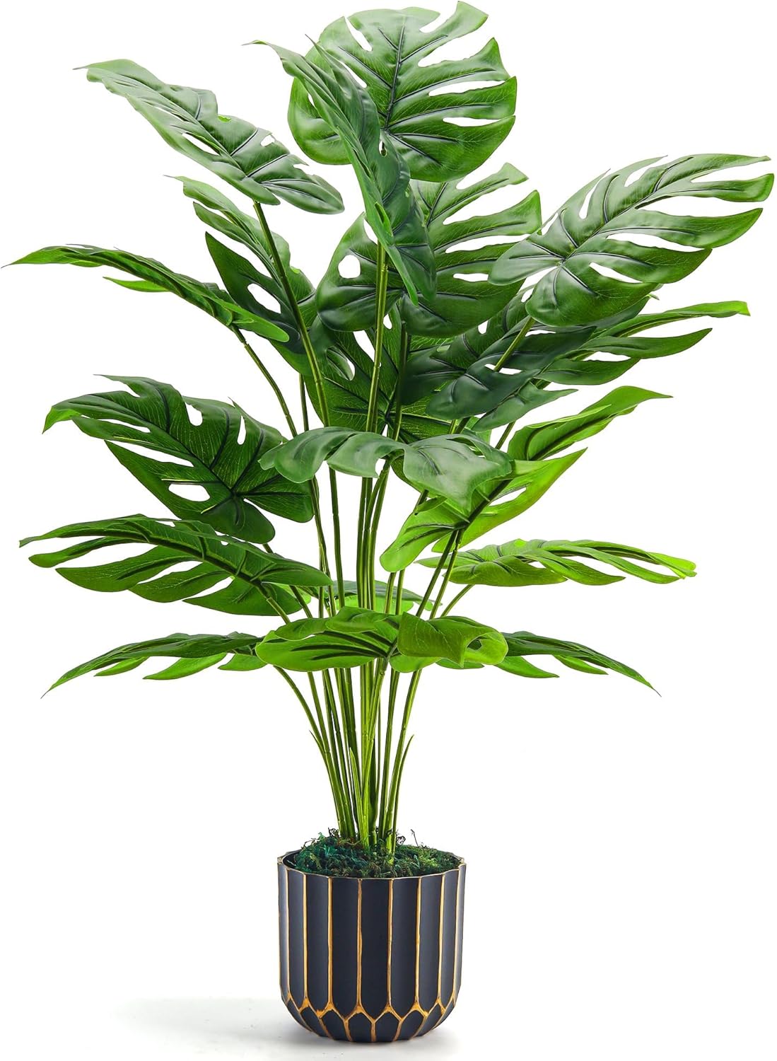 Der Rose Tall Artificial Monstera Plants 28 Indoor Decor