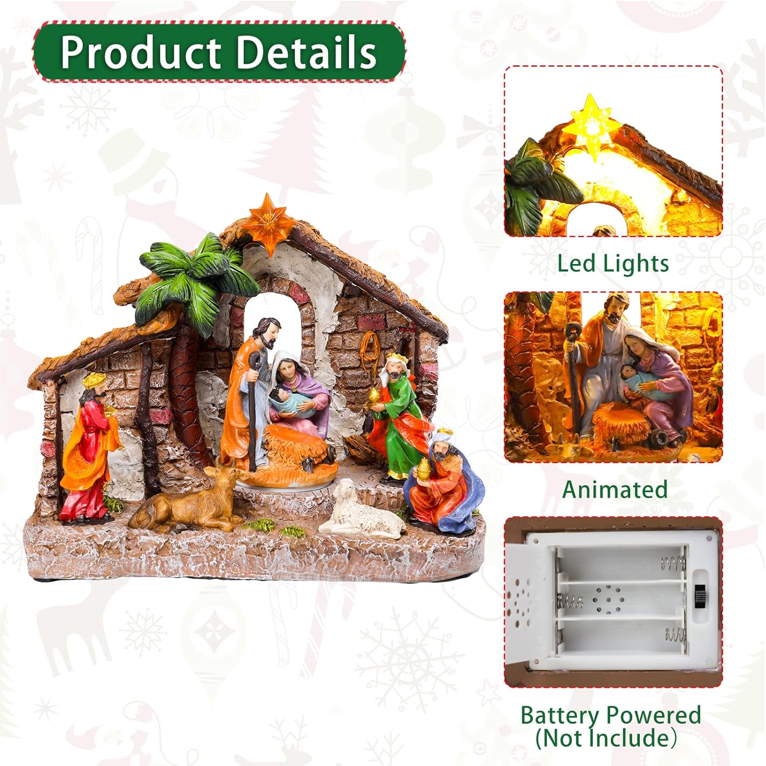 DREAM GARDEN Christmas Village House Decorations