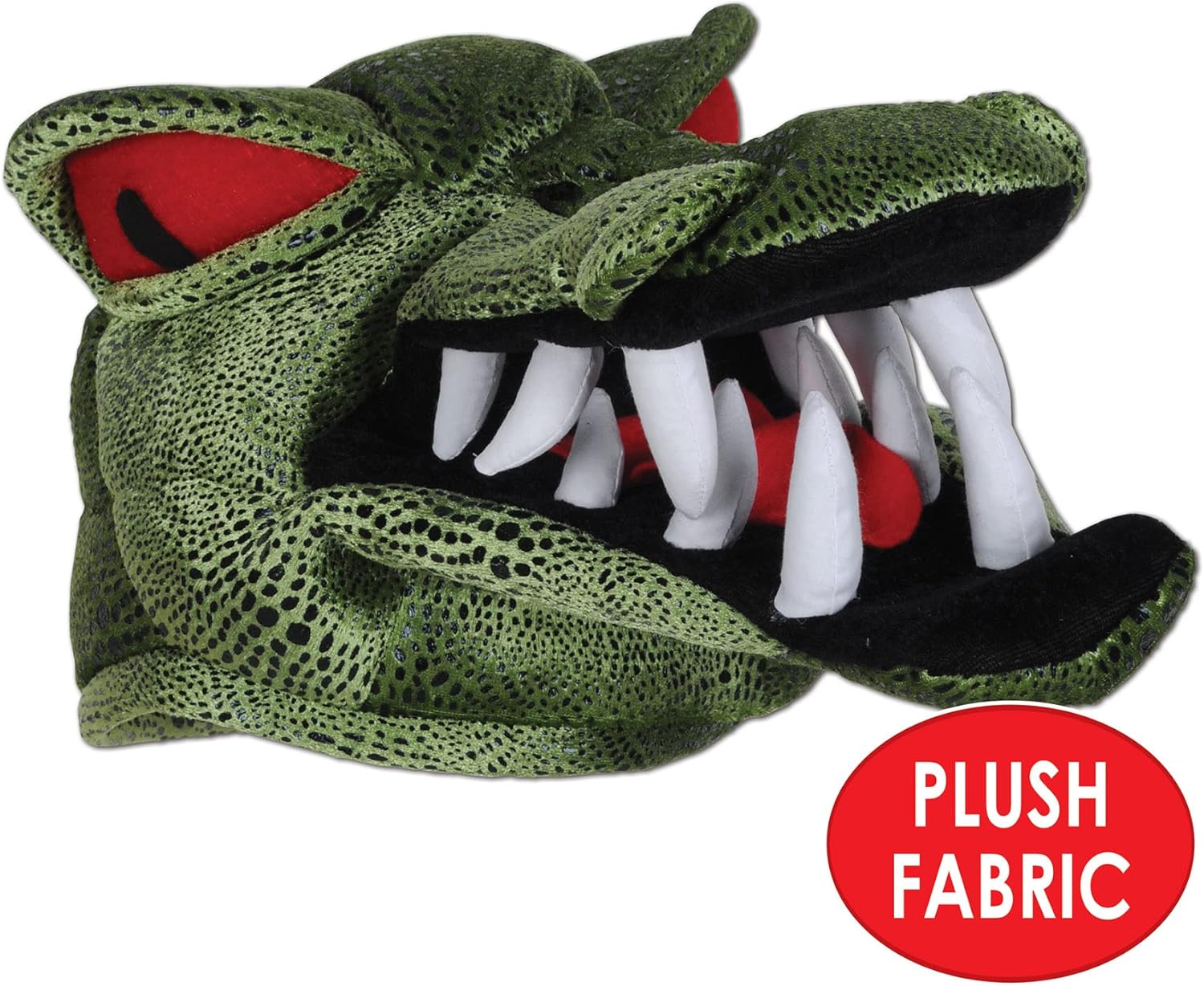 Beistle Plush Crocodile Headwear for Halloween