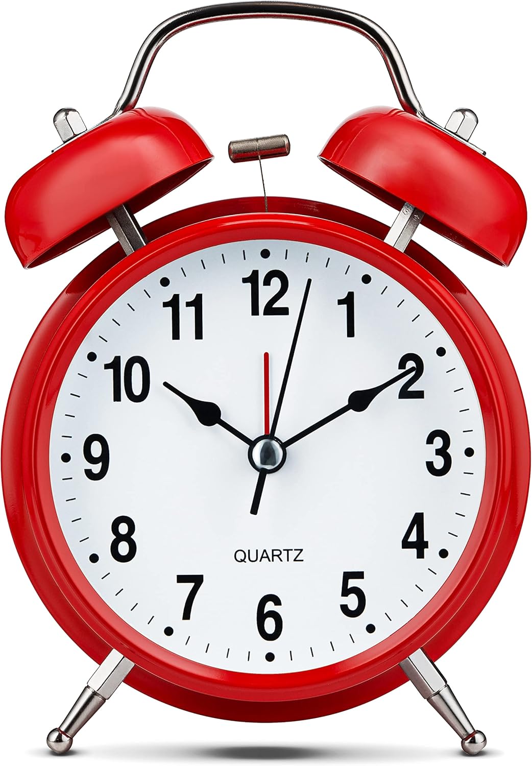 Bernhard Products Retro Twin Bell Analog Alarm Clock