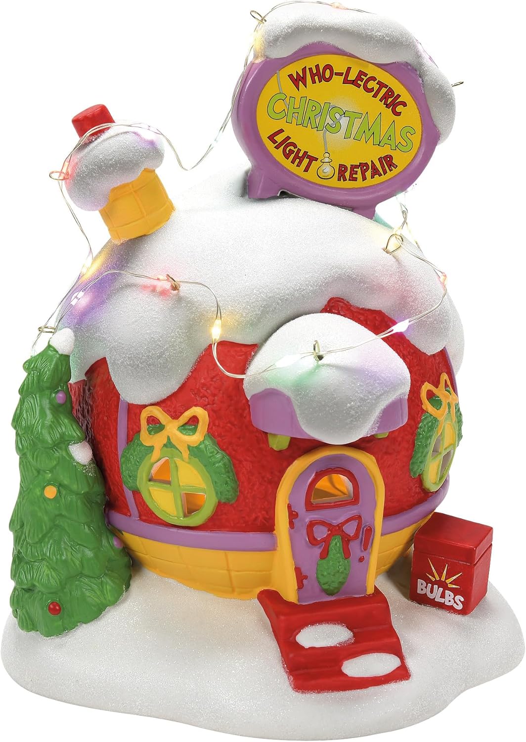 Department 56 Dr Seuss Grinch Village Light Building 7 Inch