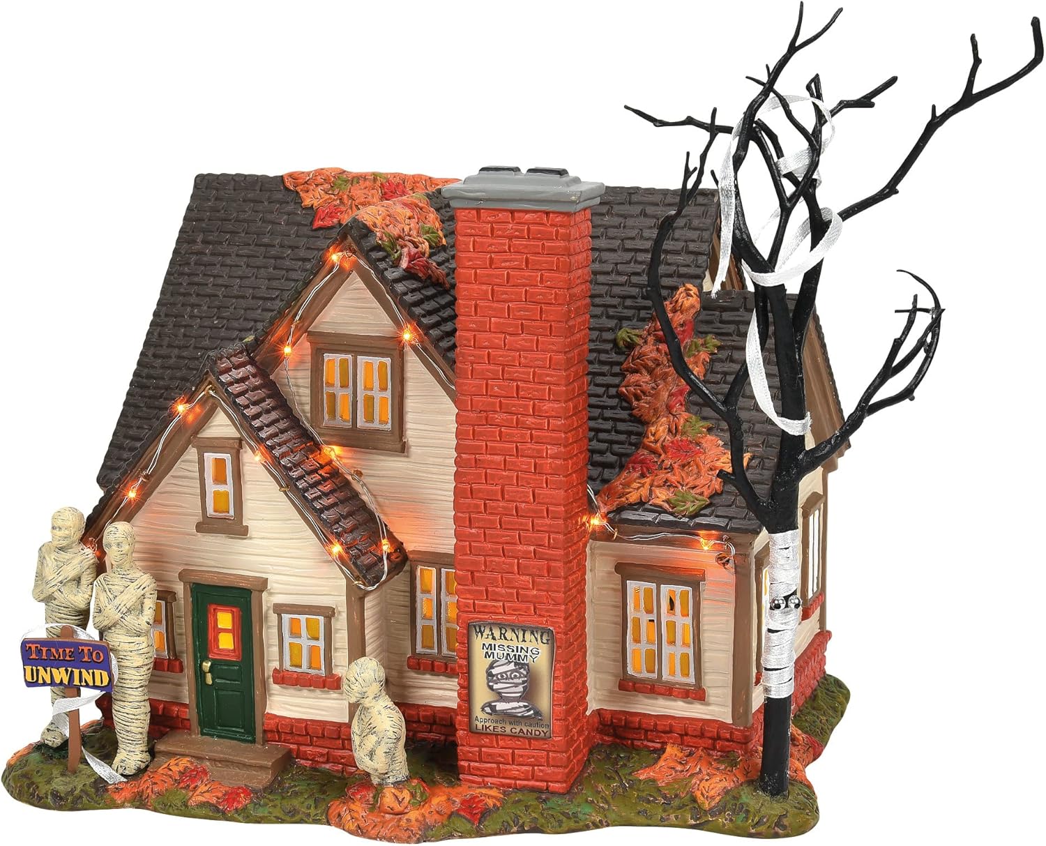 Department 56 Halloween The Mummy House Lighted Building