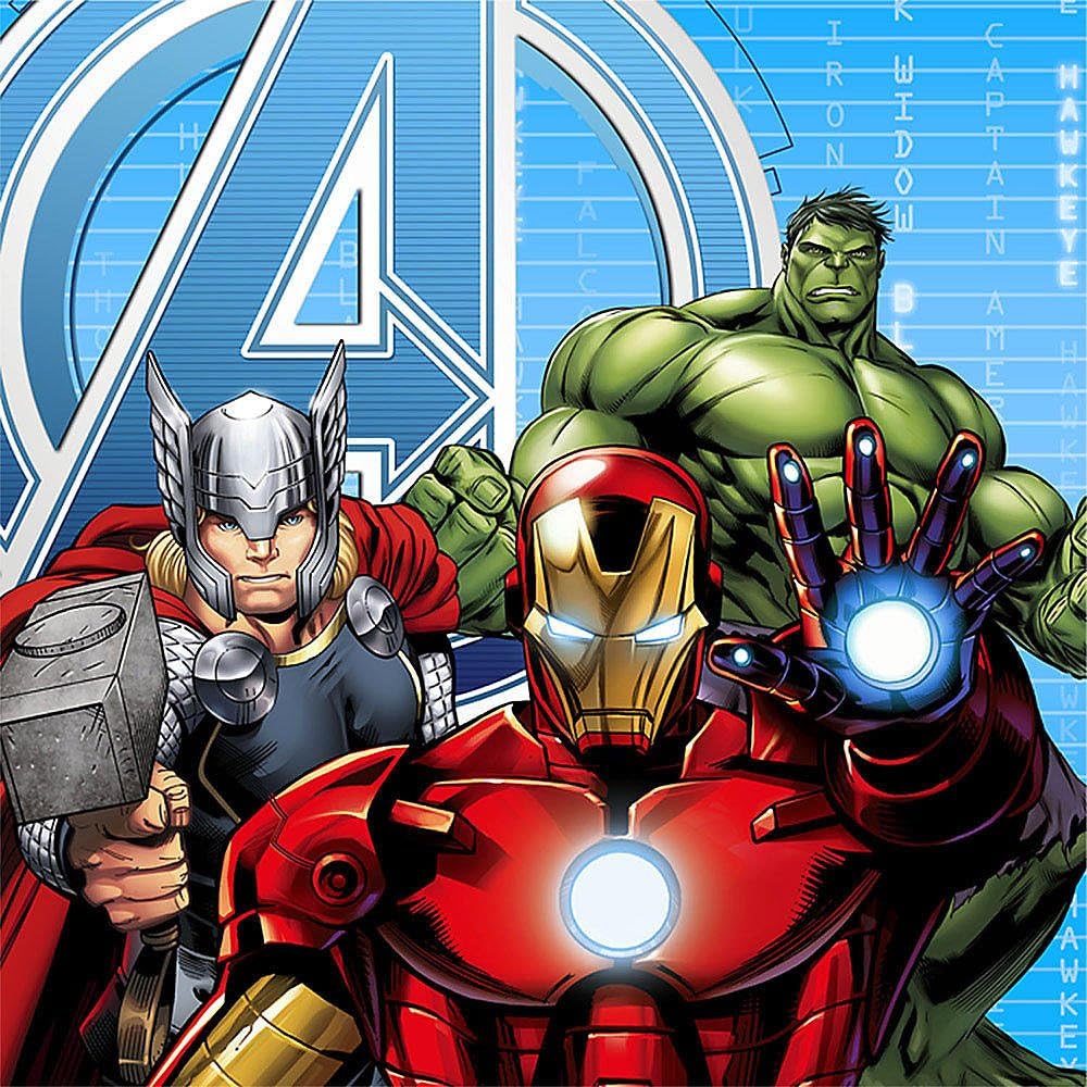 Hallmark Avengers Assemble Lunch Napkins 16 Pack