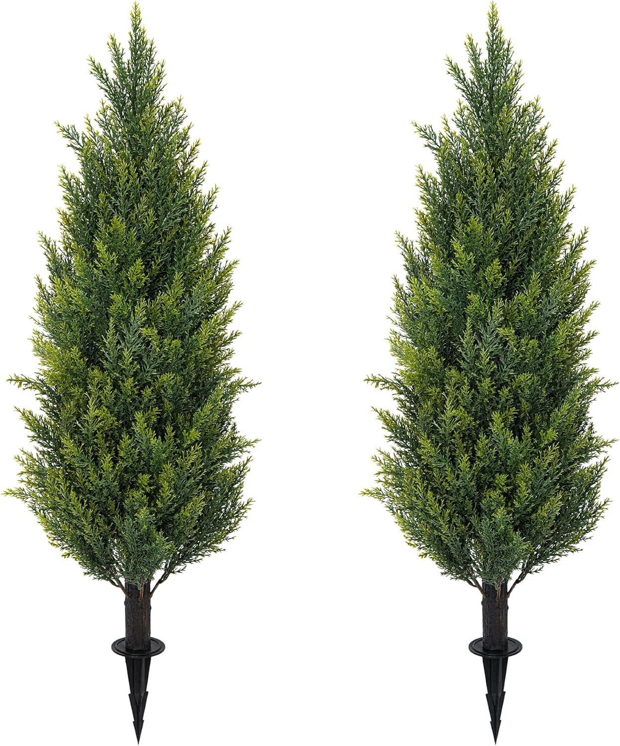 3FT Artificial Cedar Topiary Trees 2 Pack
