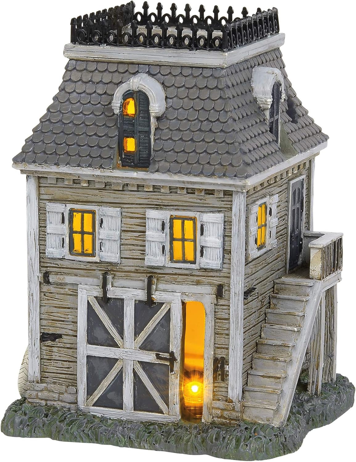 Department 56 Addams Family Village Carriage House Lighted Building