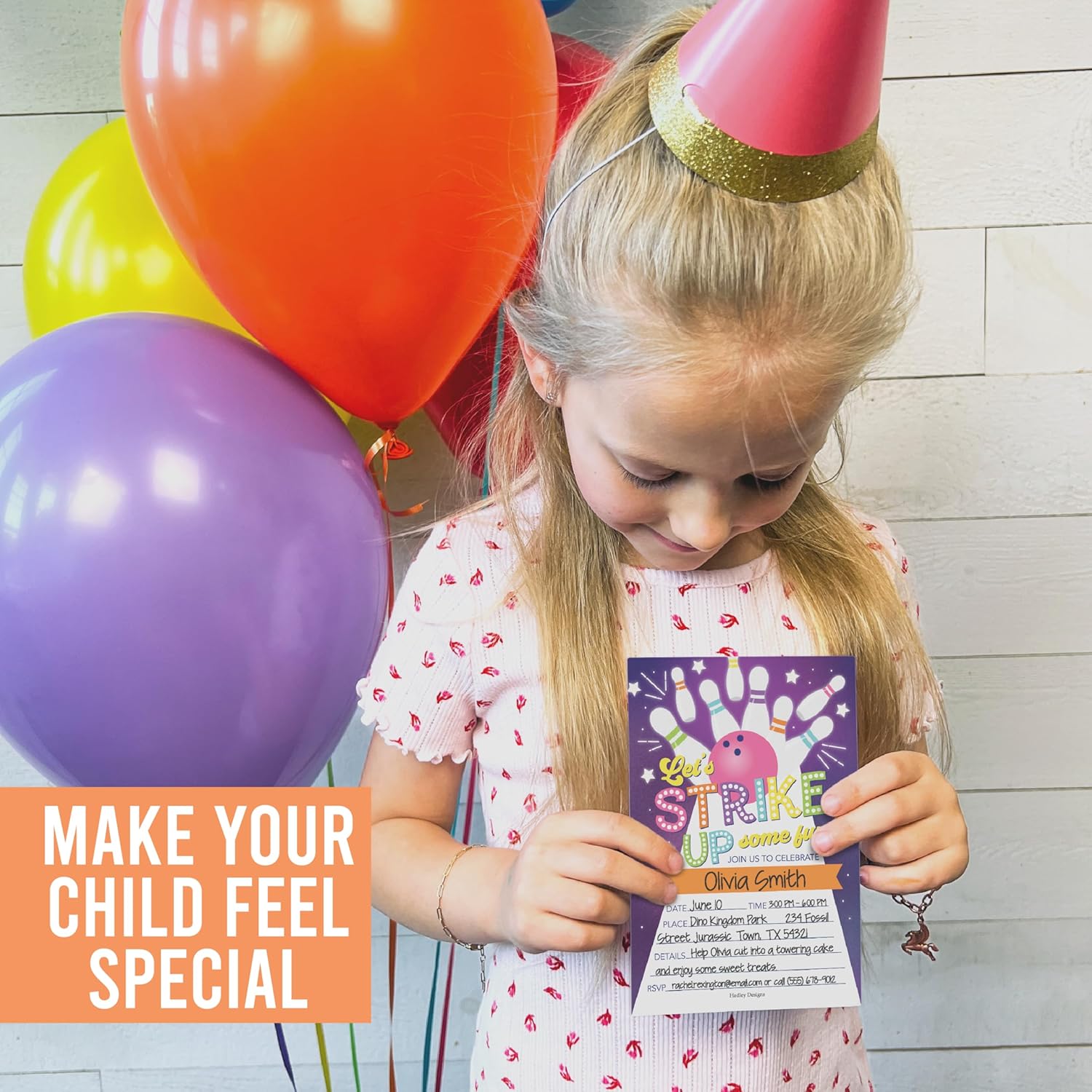 Hadley Designs 15 Birthday Invitations for Boys and Girls