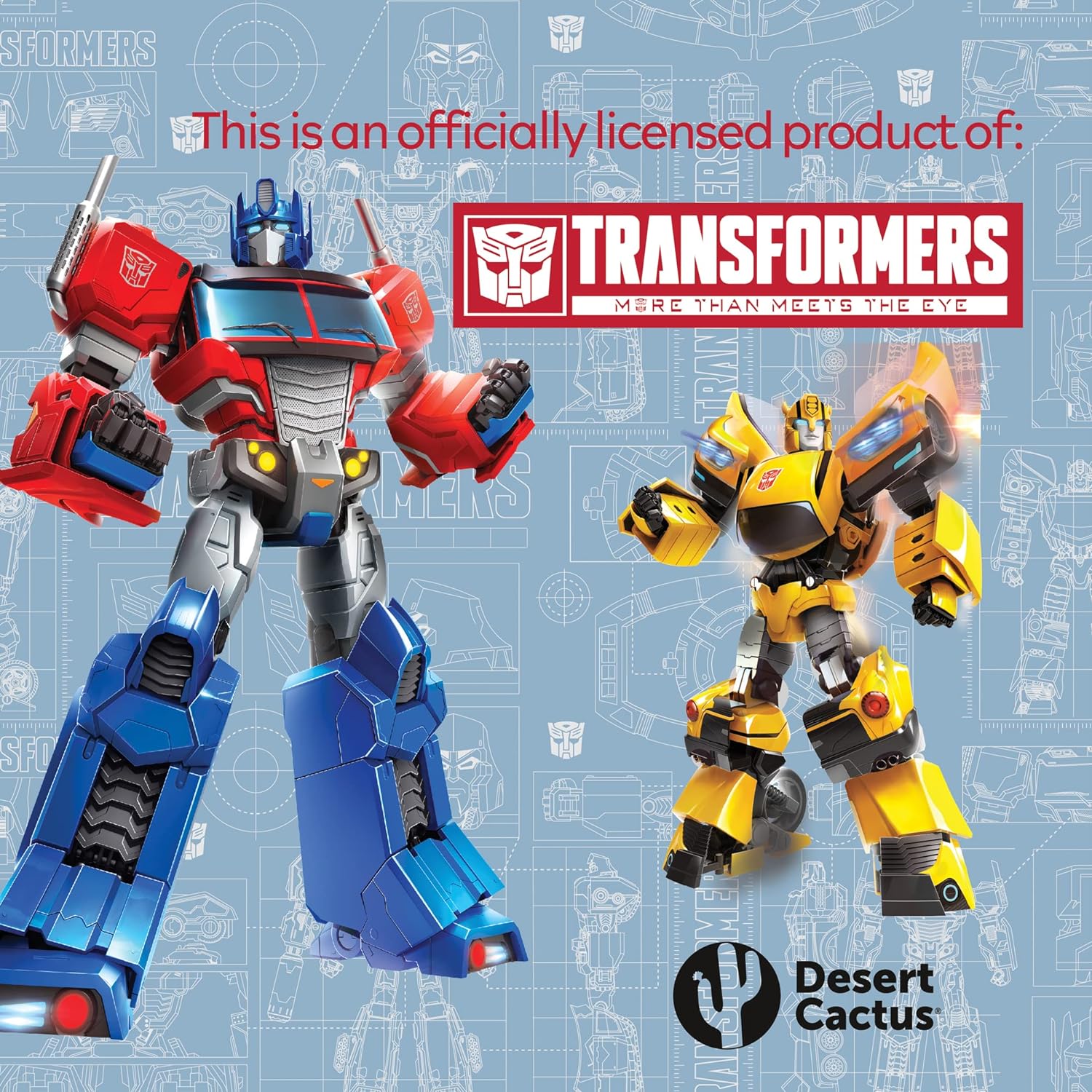 Desert Cactus Transformers Birthday Invitations 10 Piece Set With Envelopes