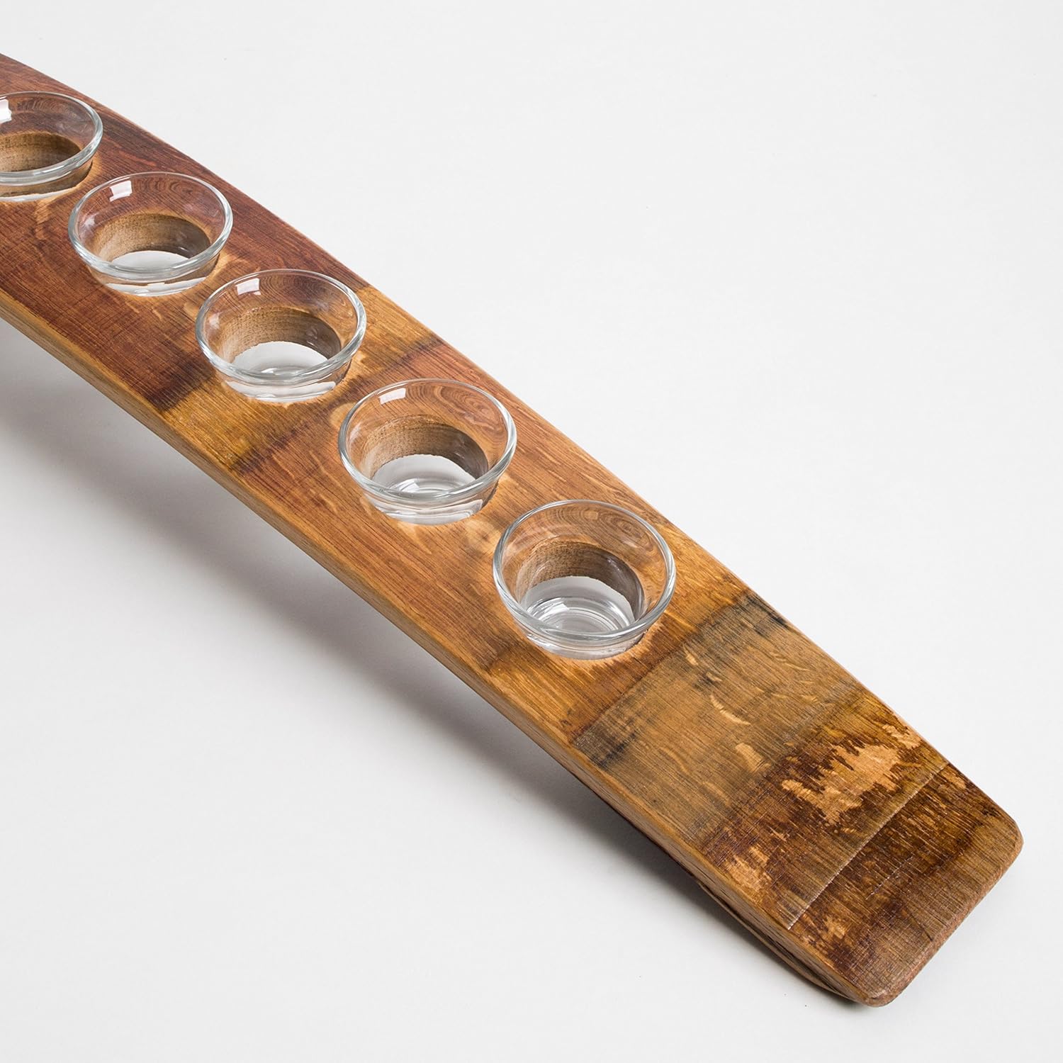 Alpine Wine Design Wine Stave Menorah with 9 Candles