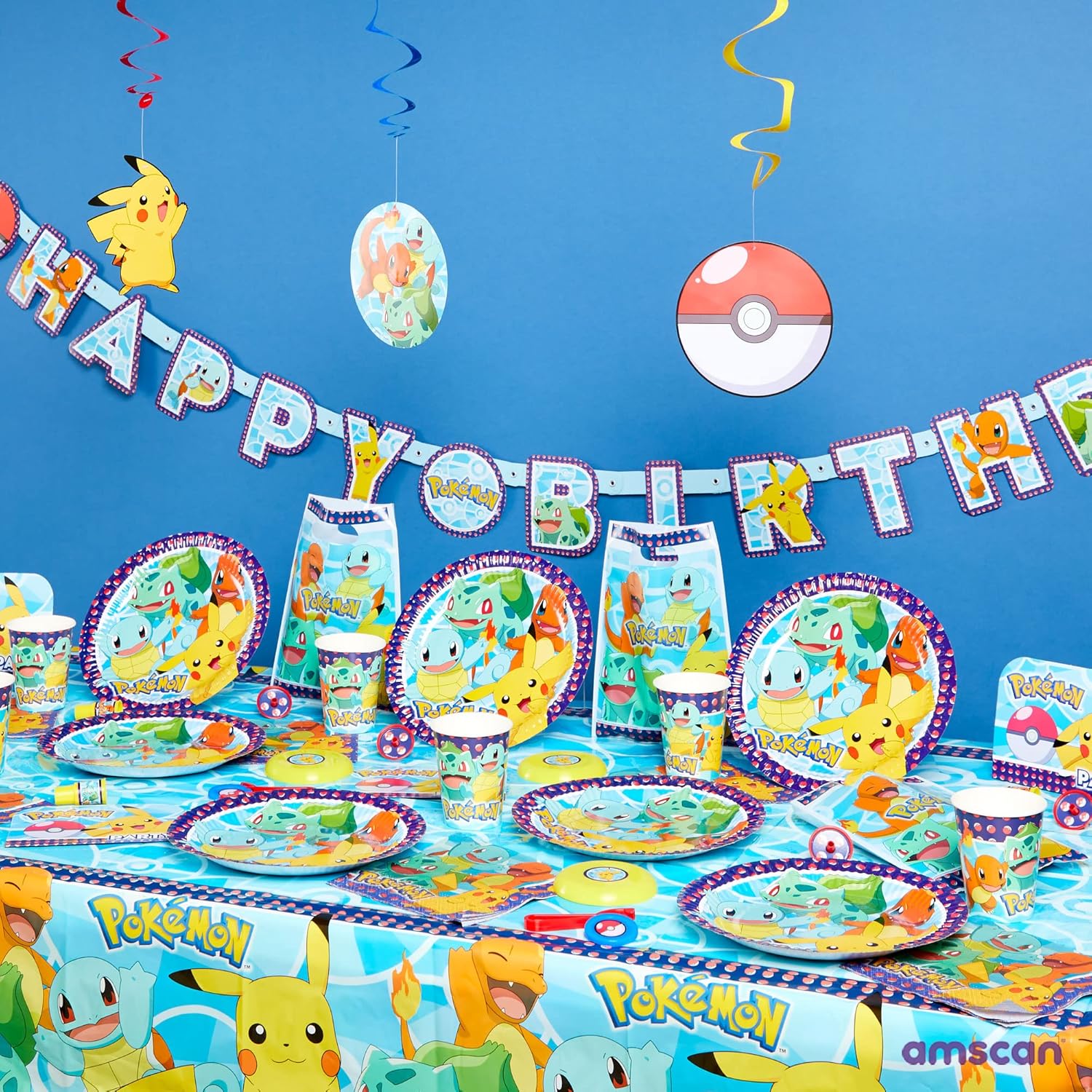 Amscan Pokmon Party Invitations 8 Pack