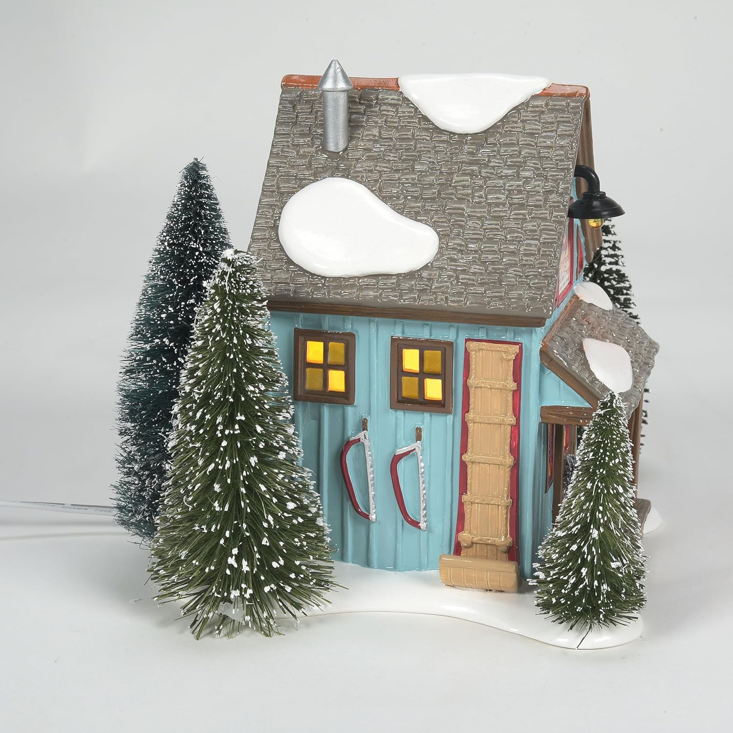 Department 56 Original Snow Village Farms Tree Lot Lit Building 63 Inch
