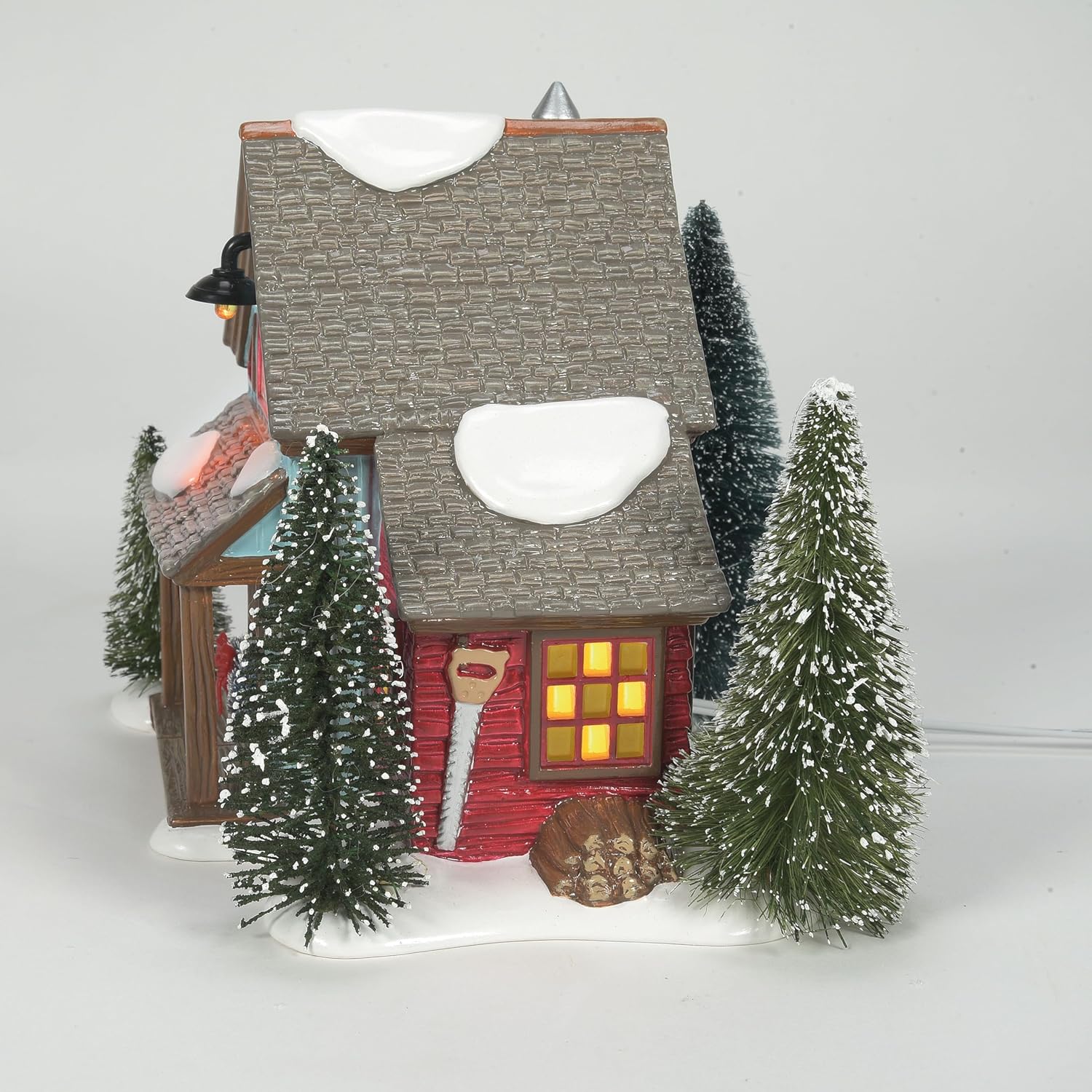 Department 56 Original Snow Village Farms Tree Lot Lit Building 63 Inch