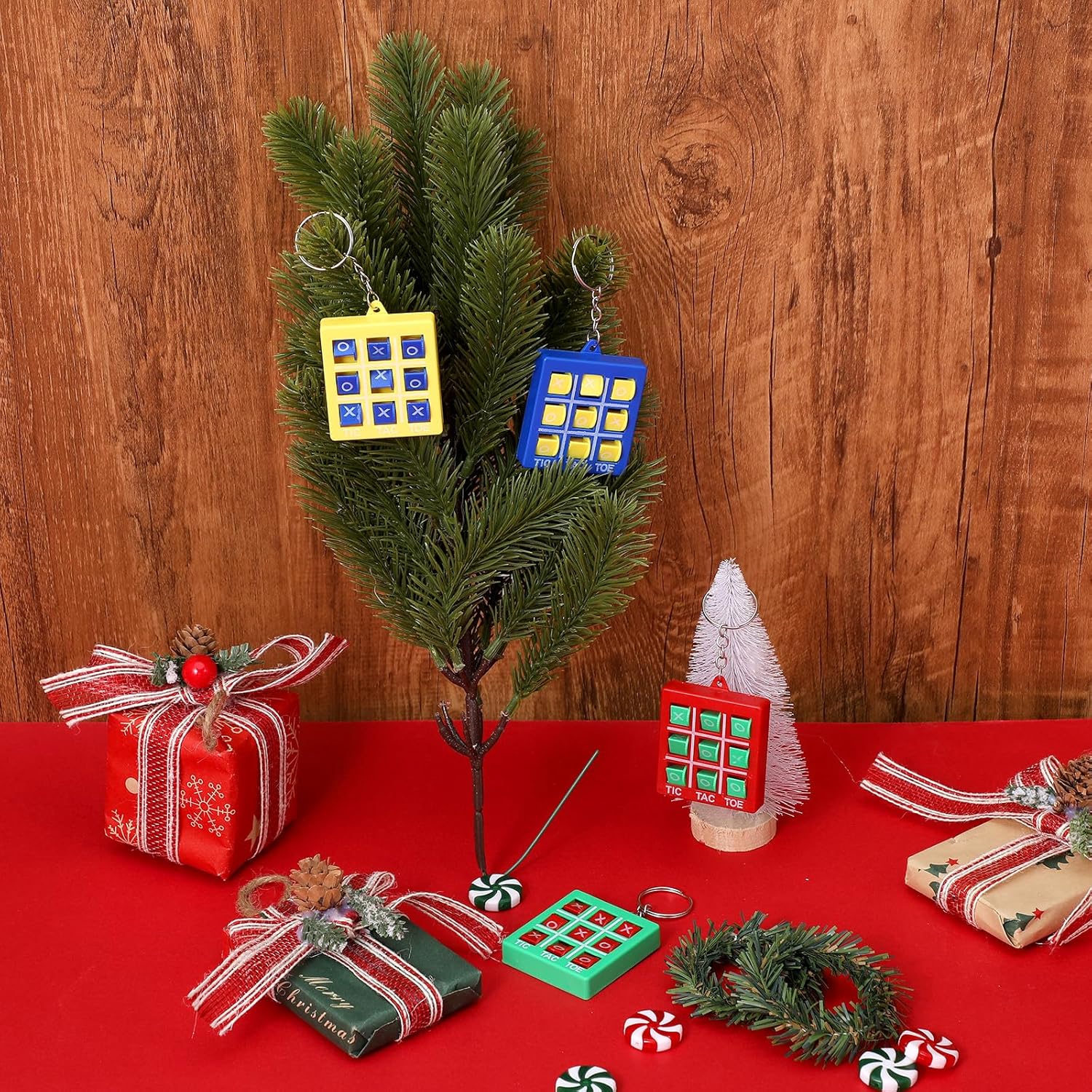 Mabor XO Tac-Toe Keychain Game for Goodie Bags