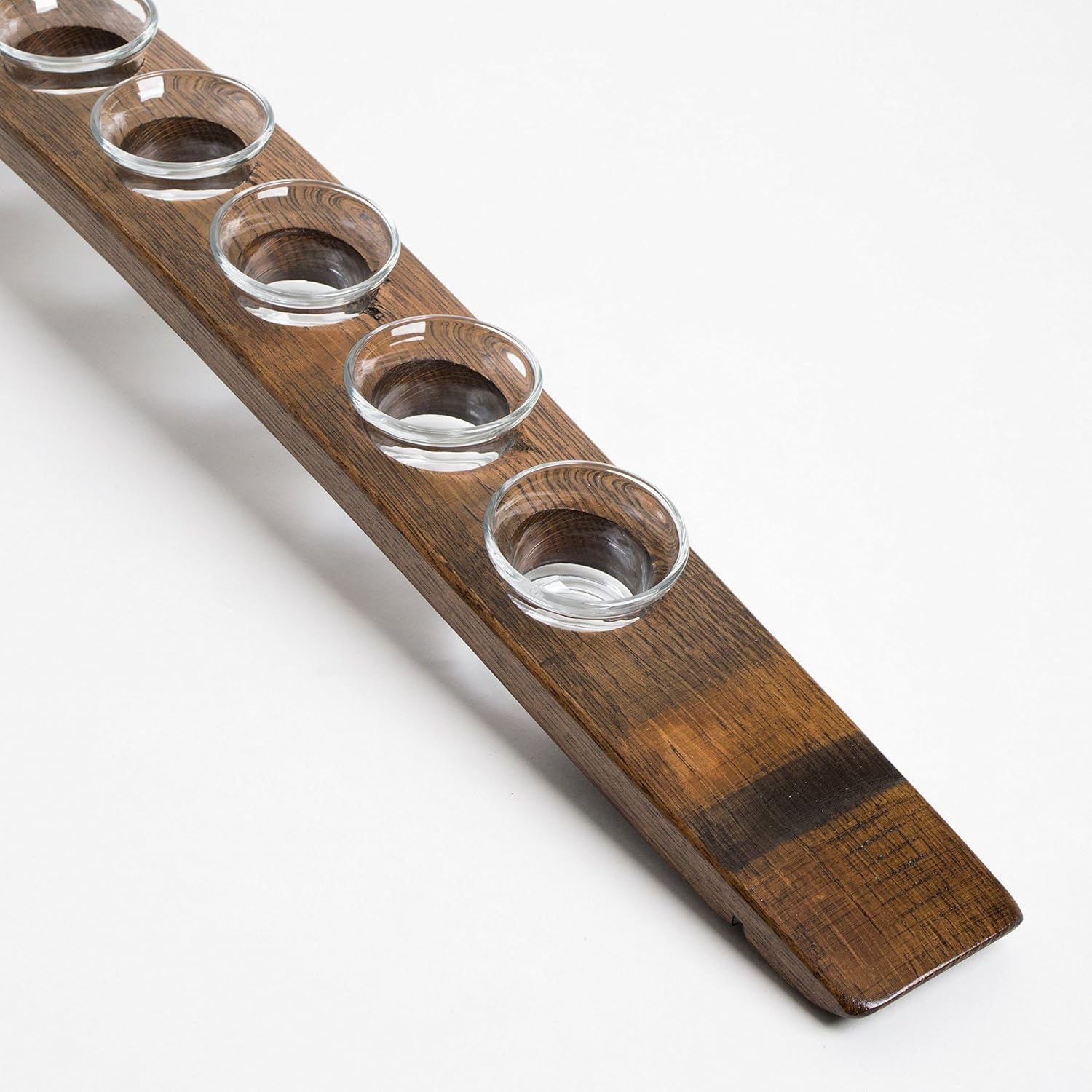 Alpine Wine Design Wine Stave Menorah with 9 Candles