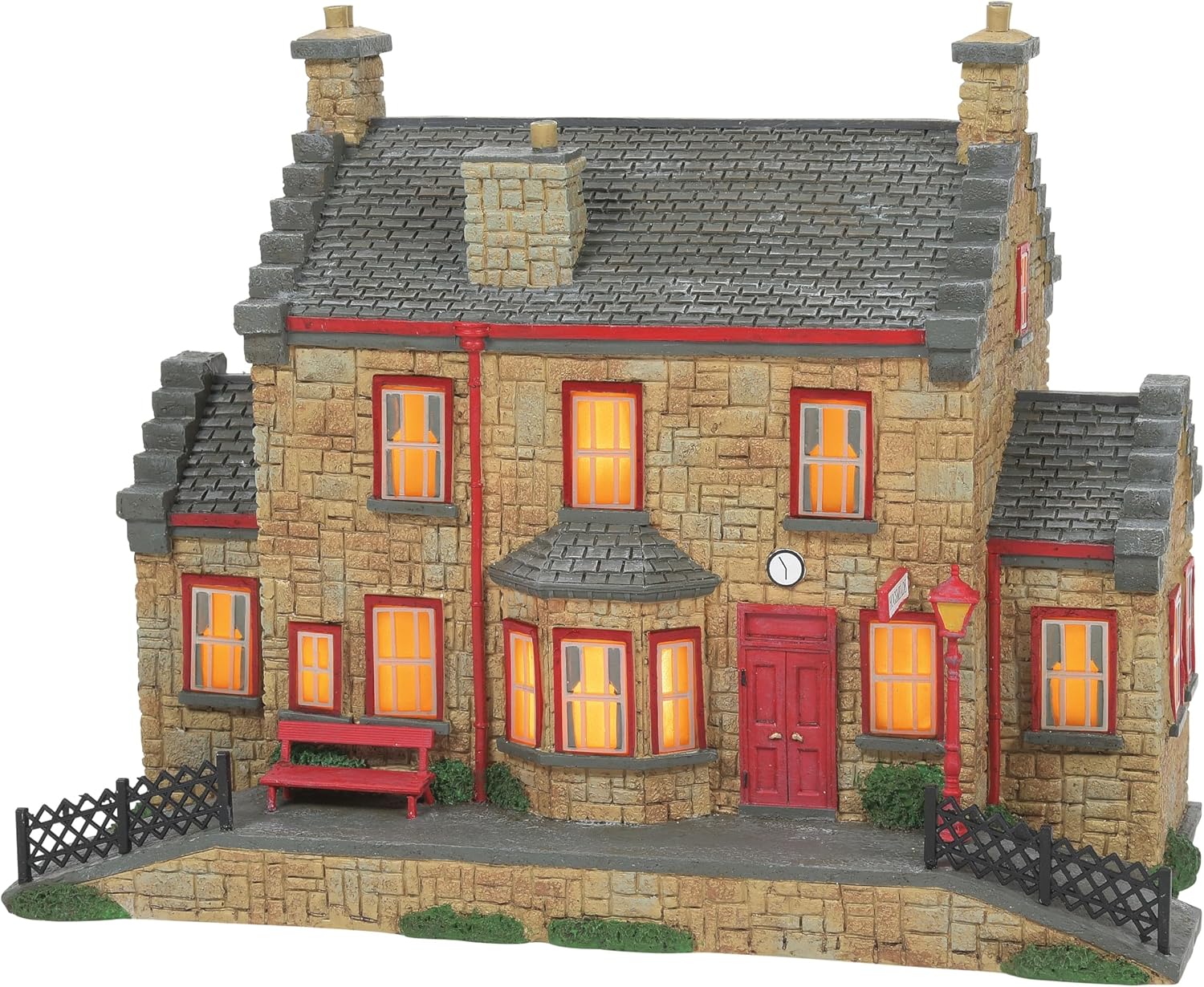 Department 56 Harry Potter Hogsmeade Station Light Building 7 Inch