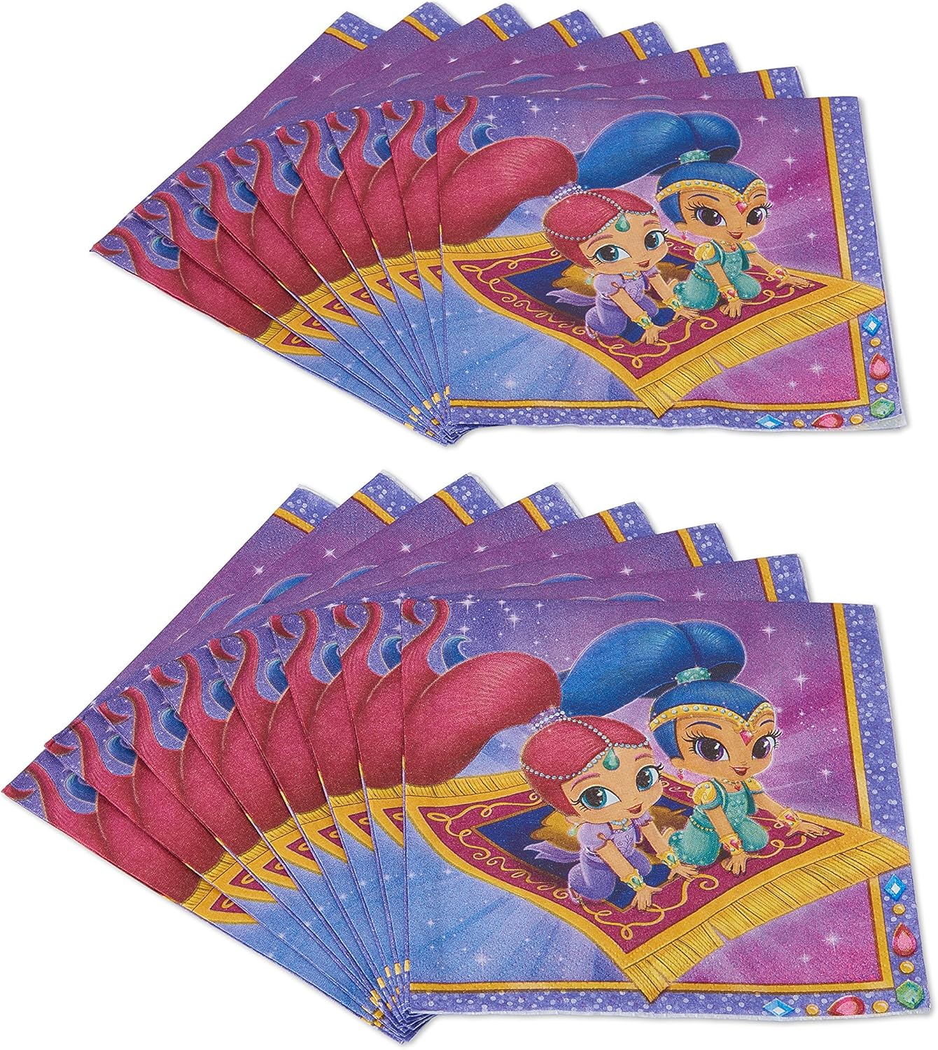 Shimmer and Shine Luncheon Napkins 16 Count