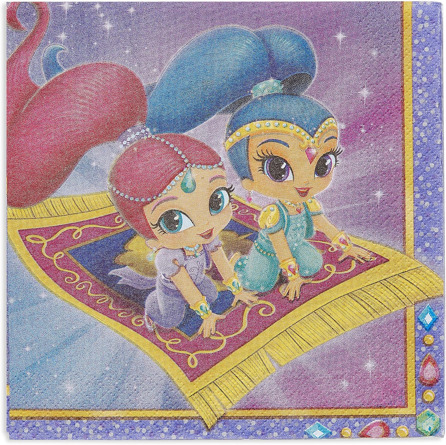 Shimmer and Shine Luncheon Napkins 16 Count